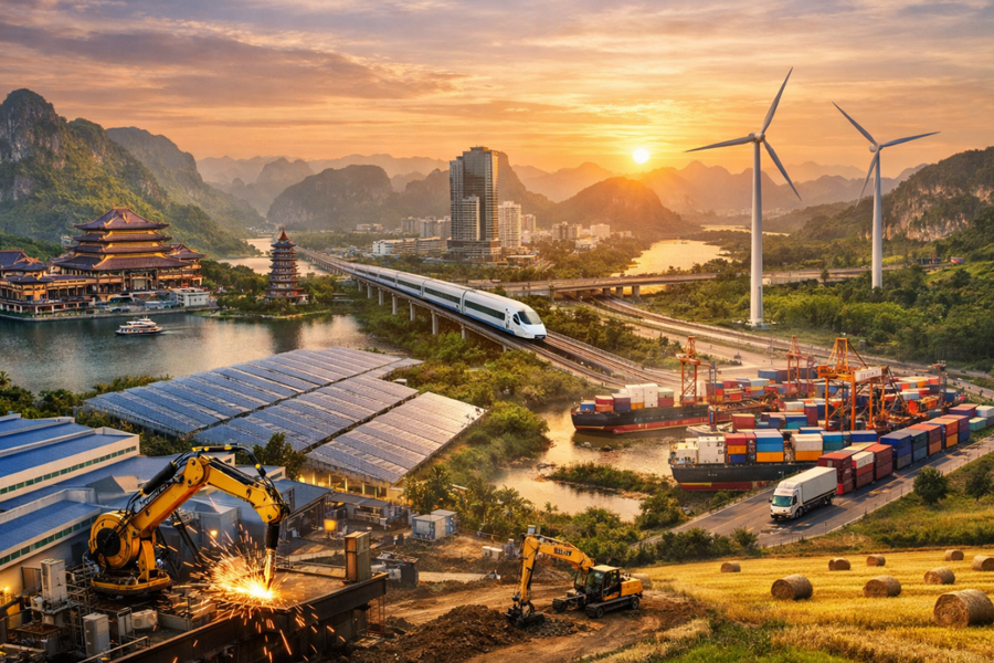 Ninh Bình bứt tốc trở thành cực tăng trưởng mới phía Bắc, mở rộng sức hút với nhà đầu tư chiến lược - Datviethome.com